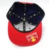 Flat Brim Hip Hop Red Bull Cap Adjustable Snapback Hat triple red bull logo