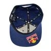 Blue Red Bull Cap Hip Hop Flat Peak Racing Team Hat with Triple Logo