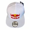 new era red bull cap white snapback flat brim hat