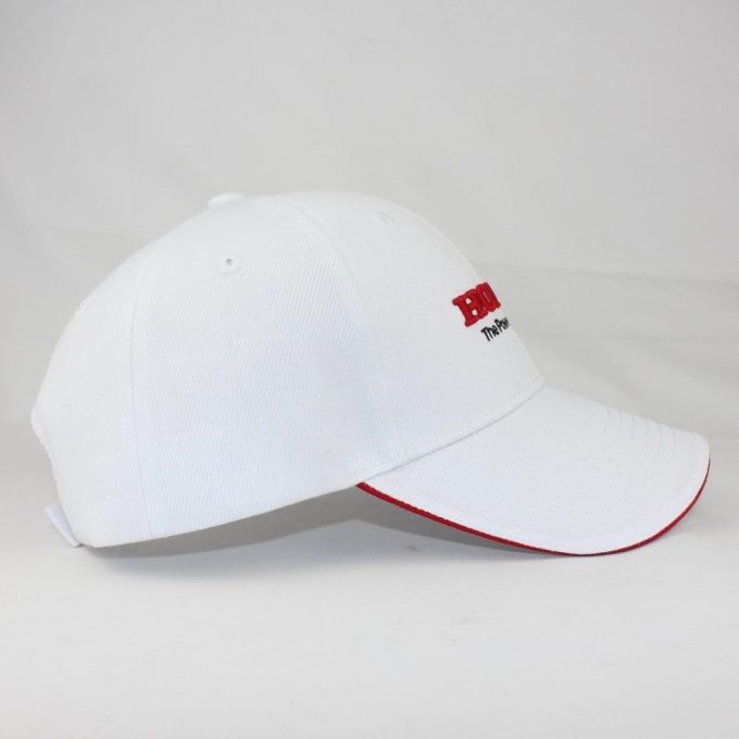 HONDA The Power of Dreams Racing Cap Solid White Cotton Rear Adjustable Velcro Strap One Size Fits Most Baseball Hat (Copy) - Image 5