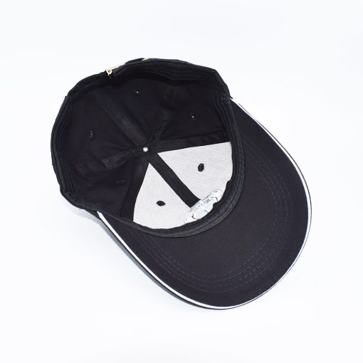 BMW Solid Black Sports Cap - Image 5