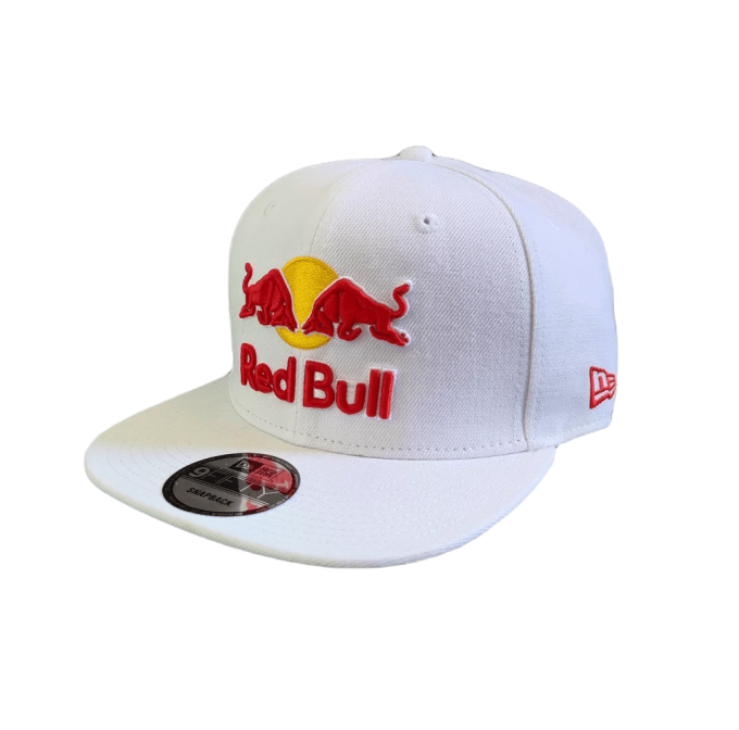 Red bull flat brim cap new era hat
