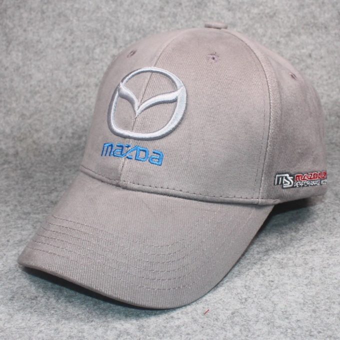 Mazda Cap Gray Zoom Zoom Speed Performance Accessories Hat - Image 2