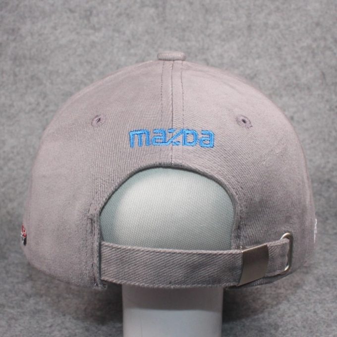 Mazda Cap Gray Zoom Zoom Speed Performance Accessories Hat - Image 7