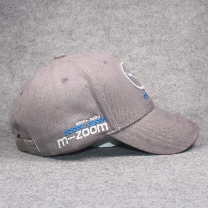 Mazda Cap Gray Zoom Zoom Speed Performance Accessories Hat - Image 6