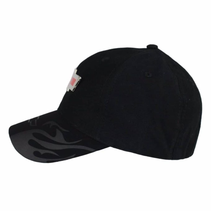 Chevrolet Cap Red Metal Badge Brand Car Logo 100% Cotton Solid Black Color Fashion Driving Baseball Hat NOT Adjustable - Image 4