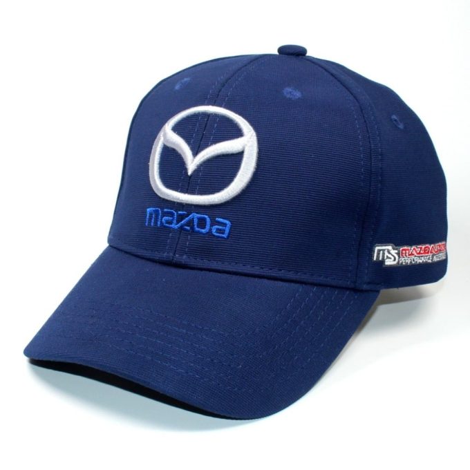 Mazda Cap Royal Blue Zoom Zoom Speed Performance Accessories Hat - Image 2