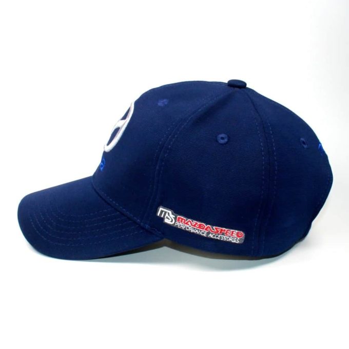 Mazda Cap Royal Blue Zoom Zoom Speed Performance Accessories Hat - Image 4