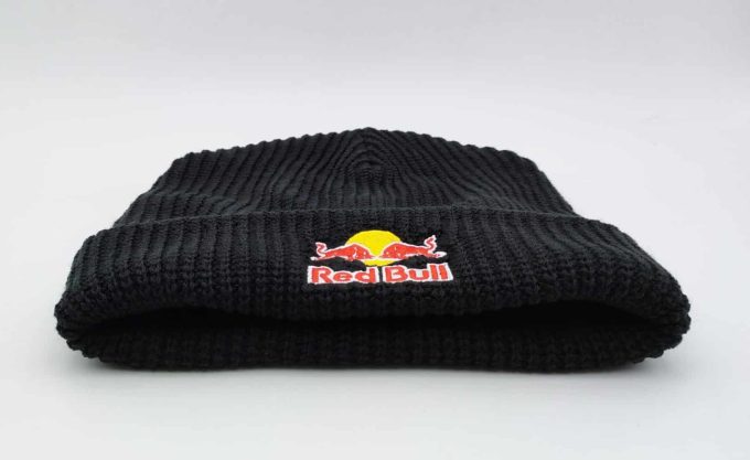 New Era Red Bull Beanie Hat Black - Image 2