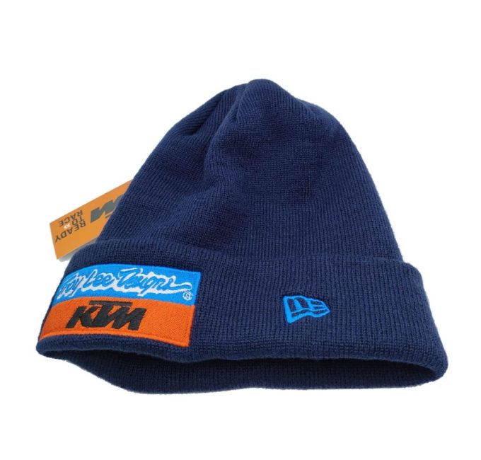 ktm skully beanie hat new era blue