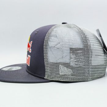 red bull cap flat brim mesh breathable hat