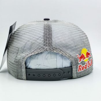 red bull cap flat brim mesh breathable hat