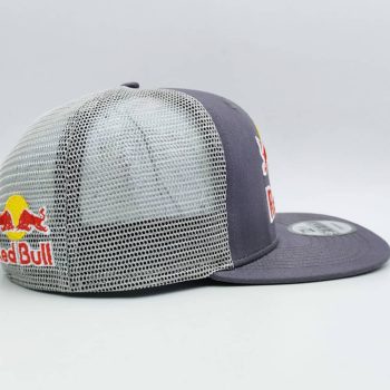 red bull cap flat brim mesh breathable hat