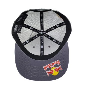 red bull cap flat brim mesh breathable hat