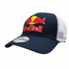 Red bull cap blue white mesh