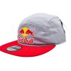 red bull cap new era gray flat brim