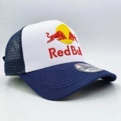 Blue red bull cap