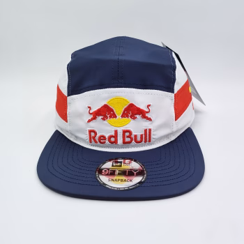 Red bull cap white blue new era hat