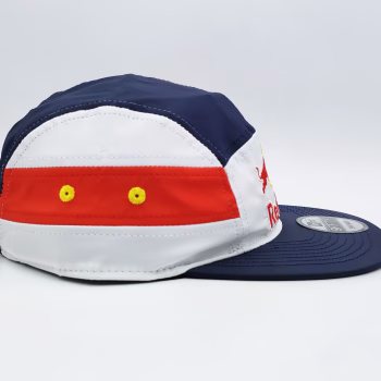 red bull hat white blue
