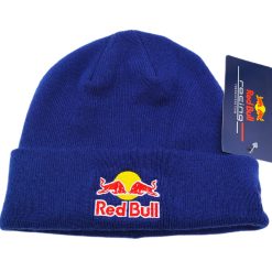 New era red bull beanie hat navy blue