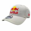 Khaki white red bull cap