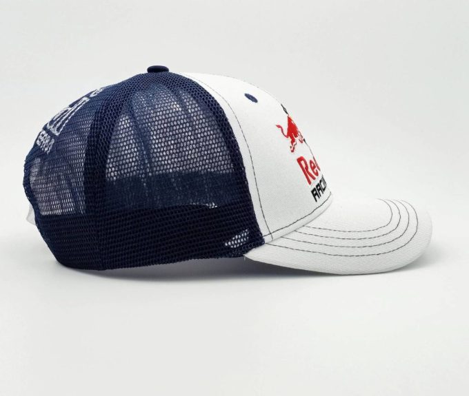 Red Bull Cap White Snapback Hat - Image 2