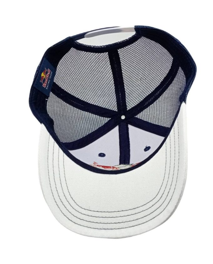 Red Bull Cap White Snapback Hat - Image 4