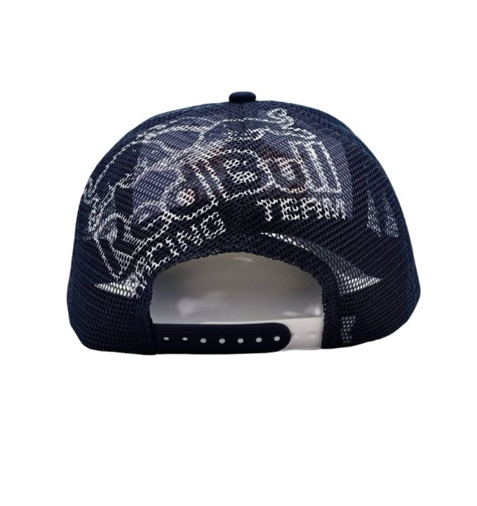 Red Bull Cap White Snapback Hat - Image 5