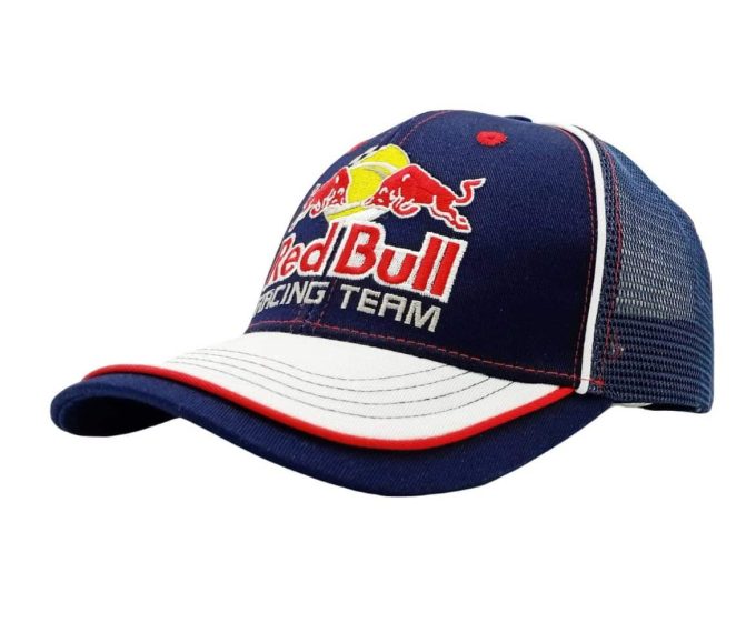red bull hat blue