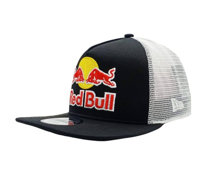 red bull cap black hat