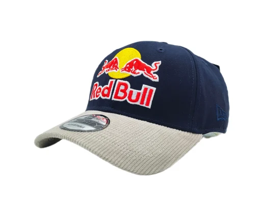 Red bull corduroy cap blue new era hats