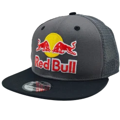 Red bull new cap gray black hat