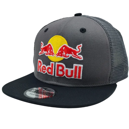 Red bull new cap gray black hat