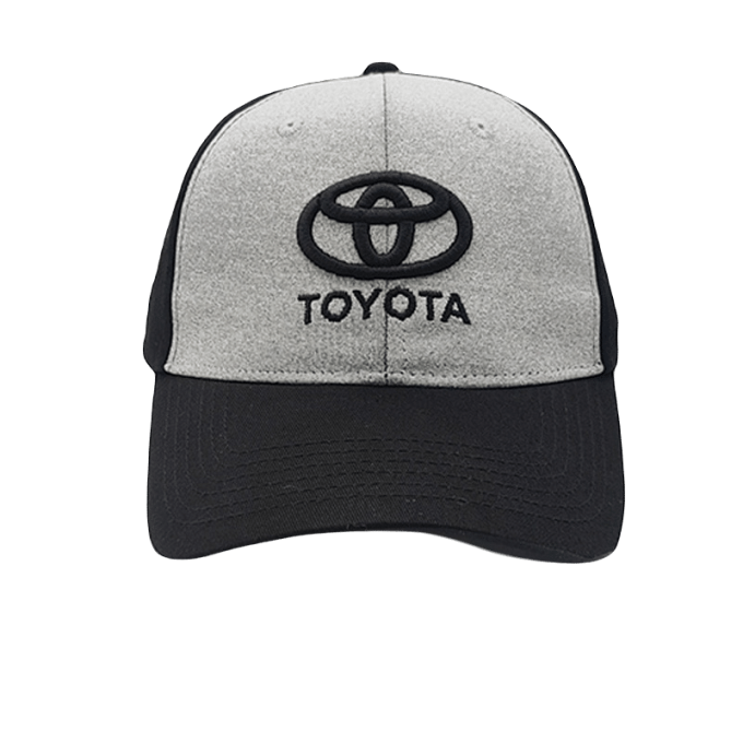 TOYOTA Cap Black Gray Adjustable Hat - Image 2