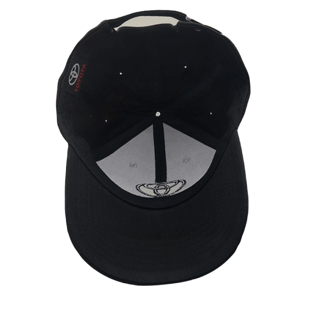 TOYOTA Cap Black Gray Adjustable Hat - Image 3
