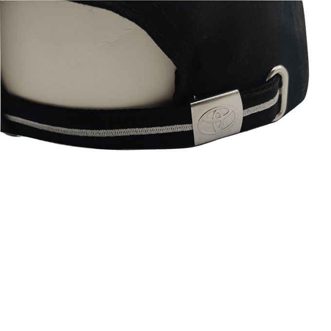 TOYOTA Cap Black Gray Adjustable Hat - Image 4