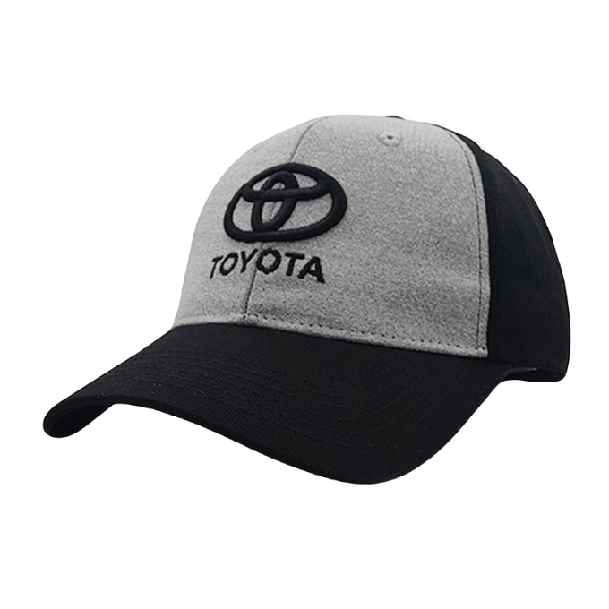 TOYOTA Cap Black Gray Adjustable Hat
