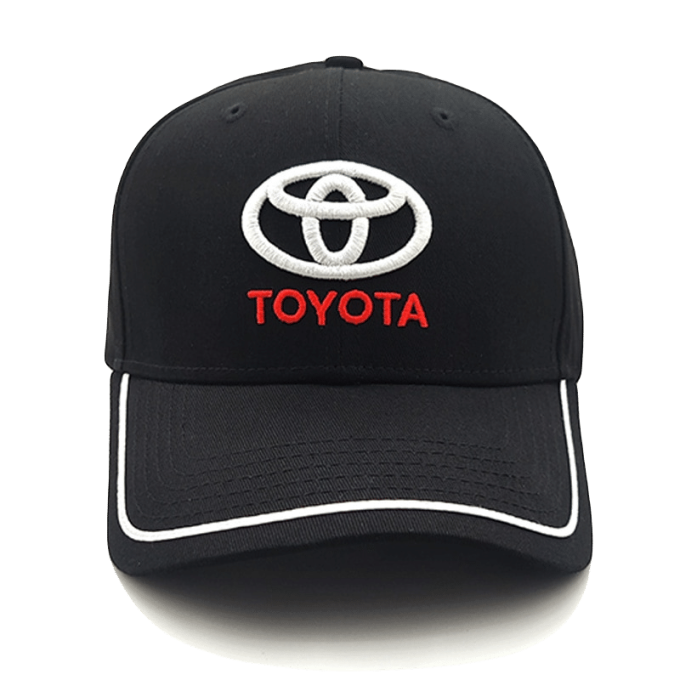 TOYOTA Racing Cap Black Adjustable Hat - Image 2