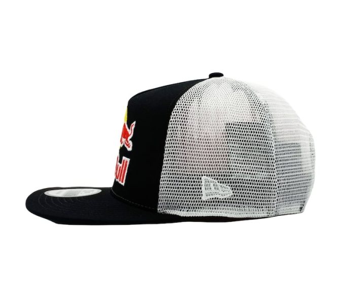 red bull cap black breathable