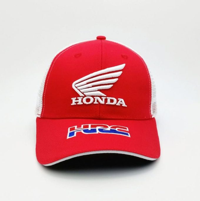 Red Honda HRC Breathable Racing Cap - Image 2