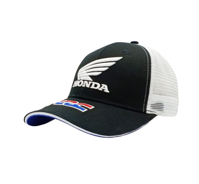 Honda White Wing Cap Racing Hat