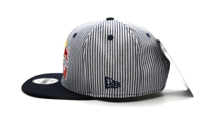 Red Bull Cap Navy Blue Striped - Image 4