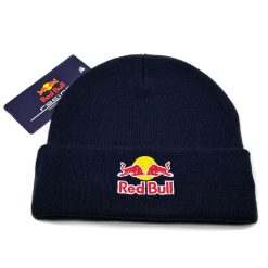 red bull beanie hat navy blue