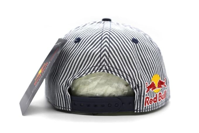 Red Bull Cap Navy Blue Striped - Image 6