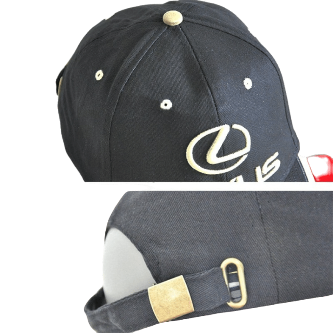 LEXUS Cap Car Brand Logo Black Snapback Hat - Image 2