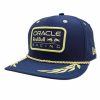 oracle red bull racing cap blue flat brim new era hat