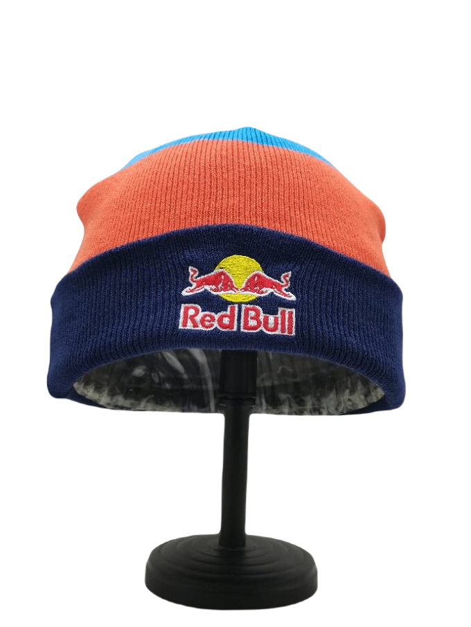 red-bull-beanie-hat-orange-skye-blue-ski-cap