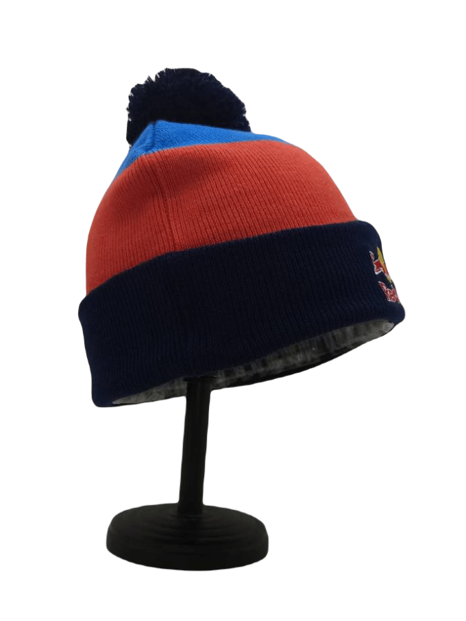 Red Bull Beanie Hat Orange Blue - Image 4