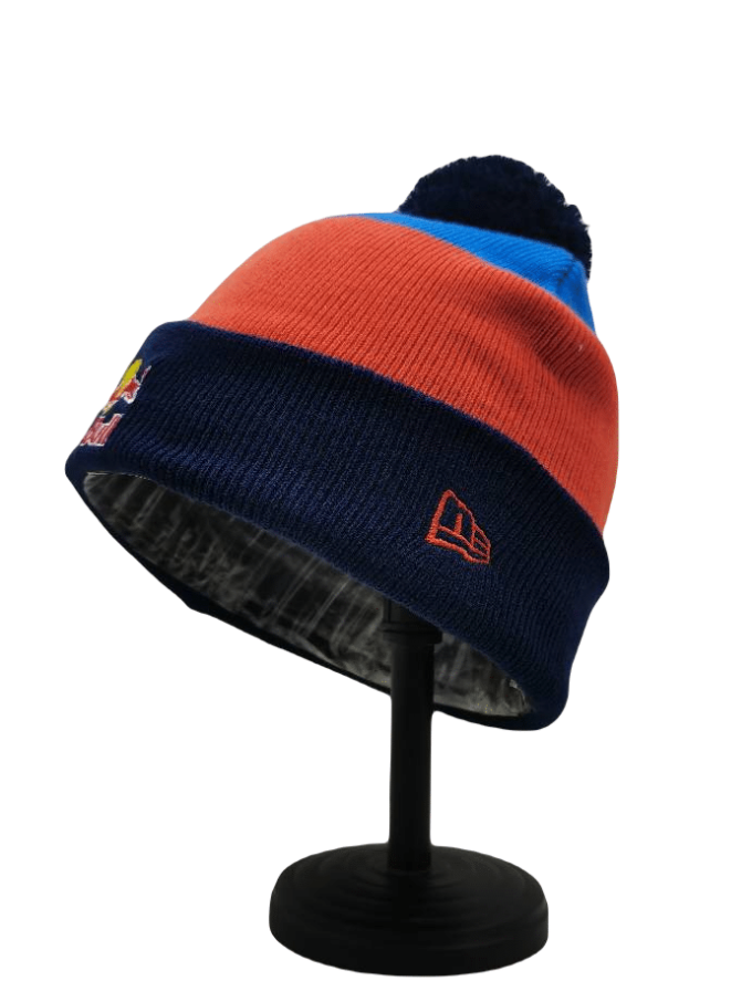 Red Bull Beanie Hat Orange Blue - Image 5