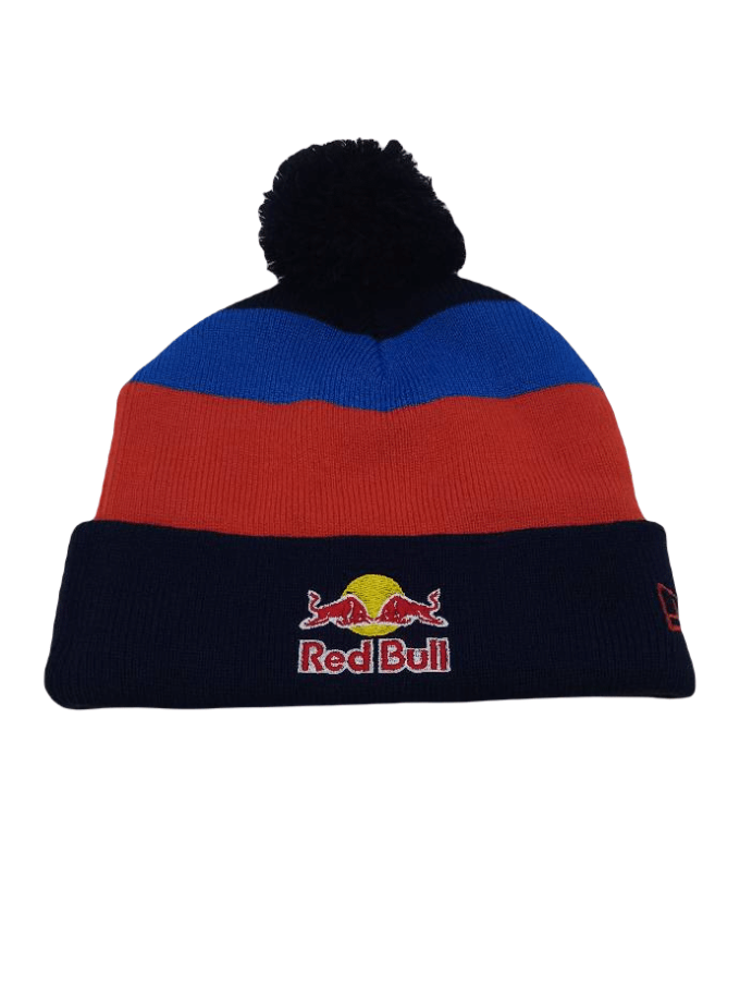 Red Bull Beanie Hat Orange Blue - Image 7